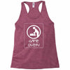 new dad game over, baby daddy parent Racerback Tank