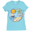 summer ornament Ladies Fitted T-Shirt