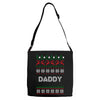 ugly christmas daddy Adjustable Strap Totes