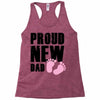 proud new girl Racerback Tank