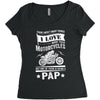 There Aren't Many Things I Love More Than Motorcycles Women's Triblend Scoop T-shirt