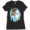 frozen banana Ladies Fitted T-Shirt
