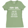 May Girl Ladies Fitted T-Shirt