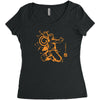the jinchurik Women's Triblend Scoop T-shirt