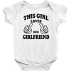 This Girl Loves Her Girlfriend Baby Onesie