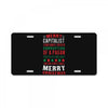 merry corruption of a pagan holiday License Plate