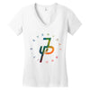 jake paul colorful Women's V-Neck T-Shirt