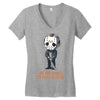 no one wants to play with me Women's V-Neck T-Shirt