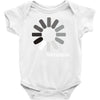 buffering  funny retro loading computer console fashion party Baby Bodysuit
