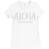 aloha weekend Ladies Fitted T-Shirt