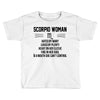 Scorpio Woman Toddler T-shirt