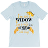 i'm not a widow i'm a wife to a husband with wings T-Shirt