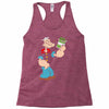 popeye spinach retro mens funny Racerback Tank