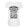 I Am A May Woman Maternity Scoop Neck T-shirt