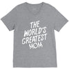 The World's Greatest Mom V-Neck Tee