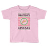 All I Want For Christmas Is Pizza Ugly Christmas For Light Toddler T-shirt