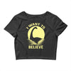 believe in nessie Crop Top
