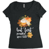 but first pumpkin spice latte, Women's Triblend Scoop T-shirt