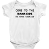 come to the dark side we have cookies t shirt x large funny awesome st Baby Onesie