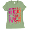 my heart is empty Ladies Fitted T-Shirt