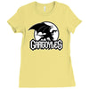 retro gargoyles cartoon Ladies Fitted T-Shirt