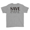 save black Youth Tee