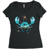 Crab Women's Triblend Scoop T-shirt