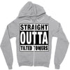 straight outta tilted towers Zipper Hoodie