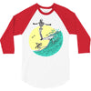 surf nose 3/4 Sleeve Shirt