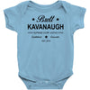brett kavanaugh Baby Bodysuit