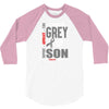 I Wear Grey For My Son (Brain Cancer Awareness) 3/4 Sleeve Shirt