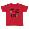 coffee cat Toddler T-shirt
