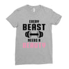 Every Beast Needs a Beauty Ladies Fitted T-Shirt