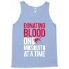 donating blood one mosquito funny Tank Top