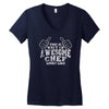 this is what an awesome chef looks like Women's V-Neck T-Shirt