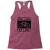 bike lane Racerback Tank
