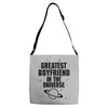 Greatest Boyfriend In The Universe Adjustable Strap Totes