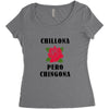 Chillona Pero Chingona Women's Triblend Scoop T-shirt