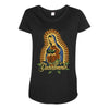 our lady of guacamole Maternity Scoop Neck T-shirt