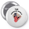 the frenchie world Pin-back button