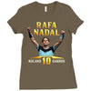 Rafa Nadal 10 Ladies Fitted T-Shirt