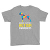 boxers support autism awareness Youth Tee