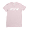 trust me, i'm a pilot   captain airplane flight crew plane airport tee Ladies Fitted T-Shirt