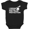 for your protection Baby Bodysuit