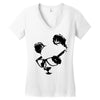 panda Women's V-Neck T-Shirt