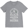 Golfer Brother V-Neck Tee