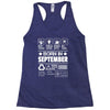 Born In September Racerback Tank