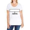 computer Ladies Curvy T-Shirt