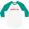 speaker city 3/4 Sleeve Shirt