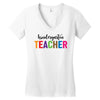 Kindergarten Teacher Women's V-Neck T-Shirt